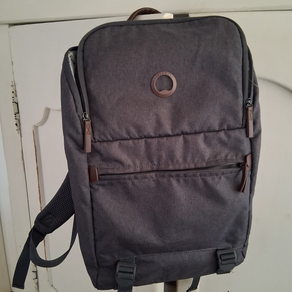 DELSEY PARIS Maubert 2.0 Laptop Backpack, 15.6 Inch, Anthracite